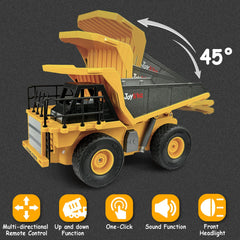 Joylike 1:24 scale RC model offers detailed, authentic miniature construction action.