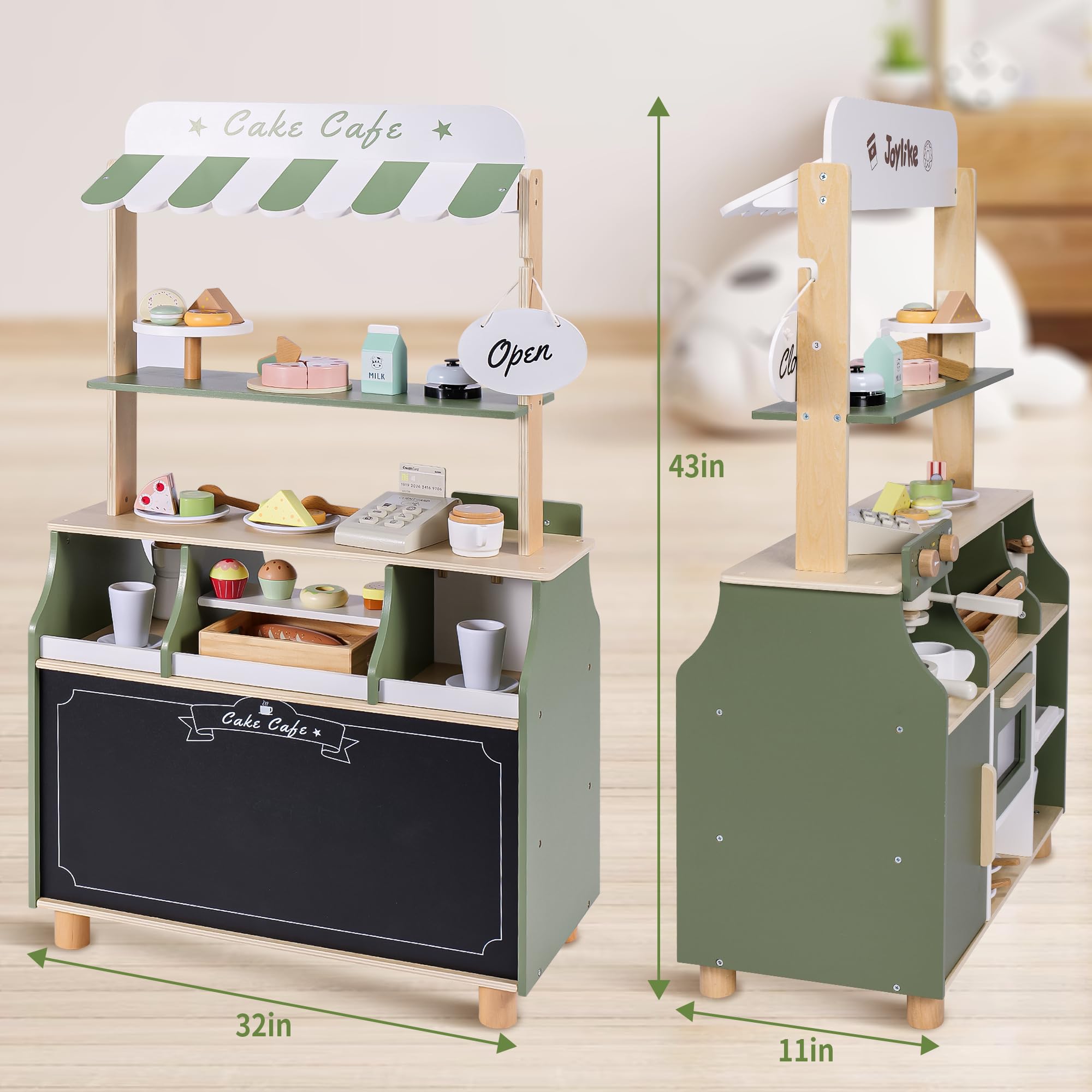 Joylike dessert stand with pretend foods sparks creative play.