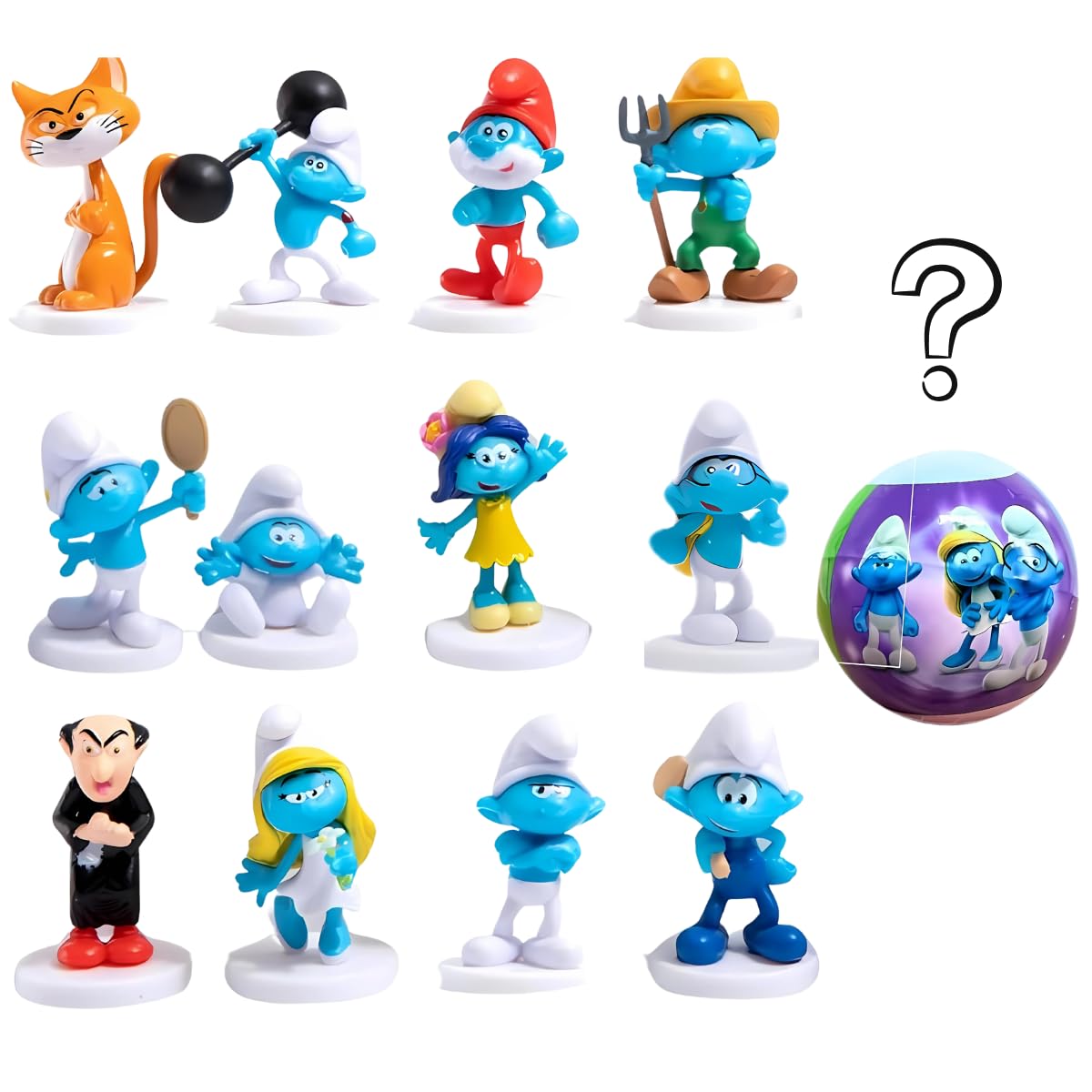 Joylittle Papa Smurf bath bomb figure brings color and imagination to bath time.