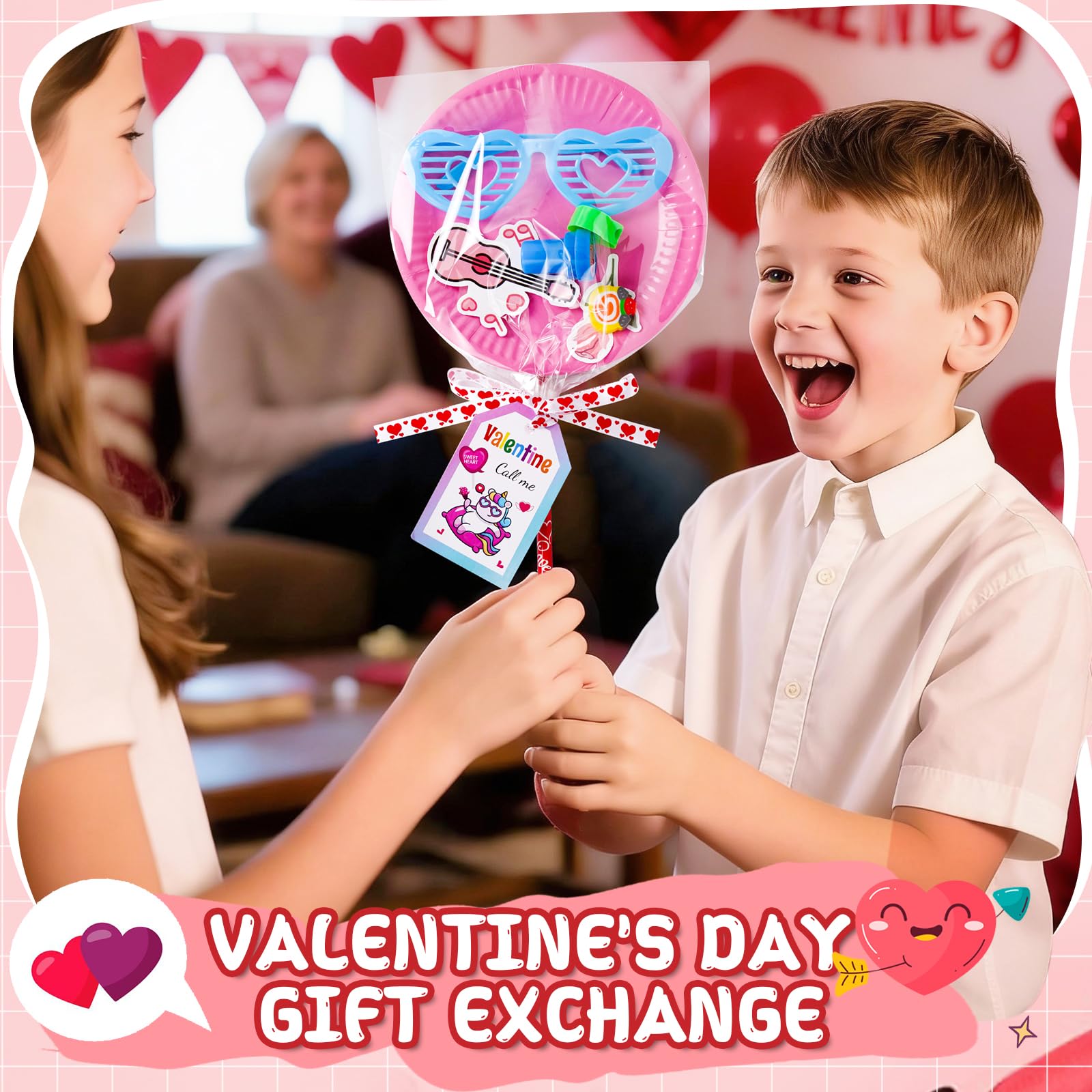 JOYLOKY 291pcs Valentines Stationery Set pencils for writing valentines notes