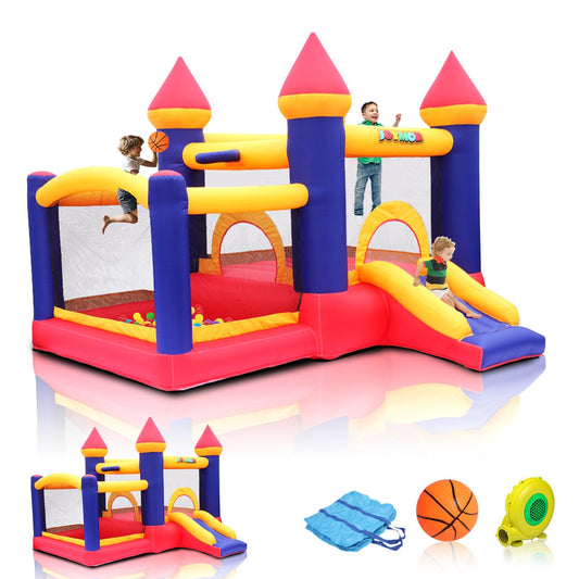 JOYMOR inflatable bounce house with ball pit for active indoor play