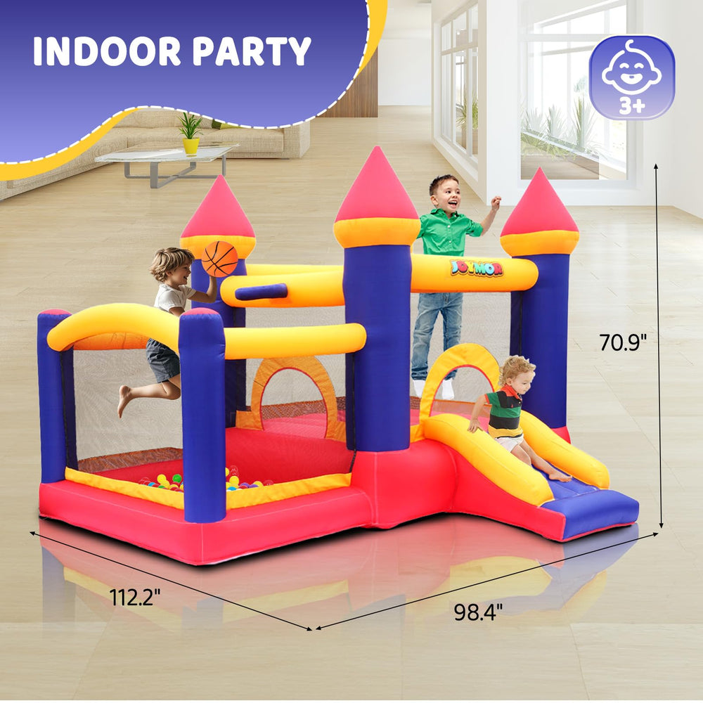 JOYMOR bounce house slide encourages climbing and coordination