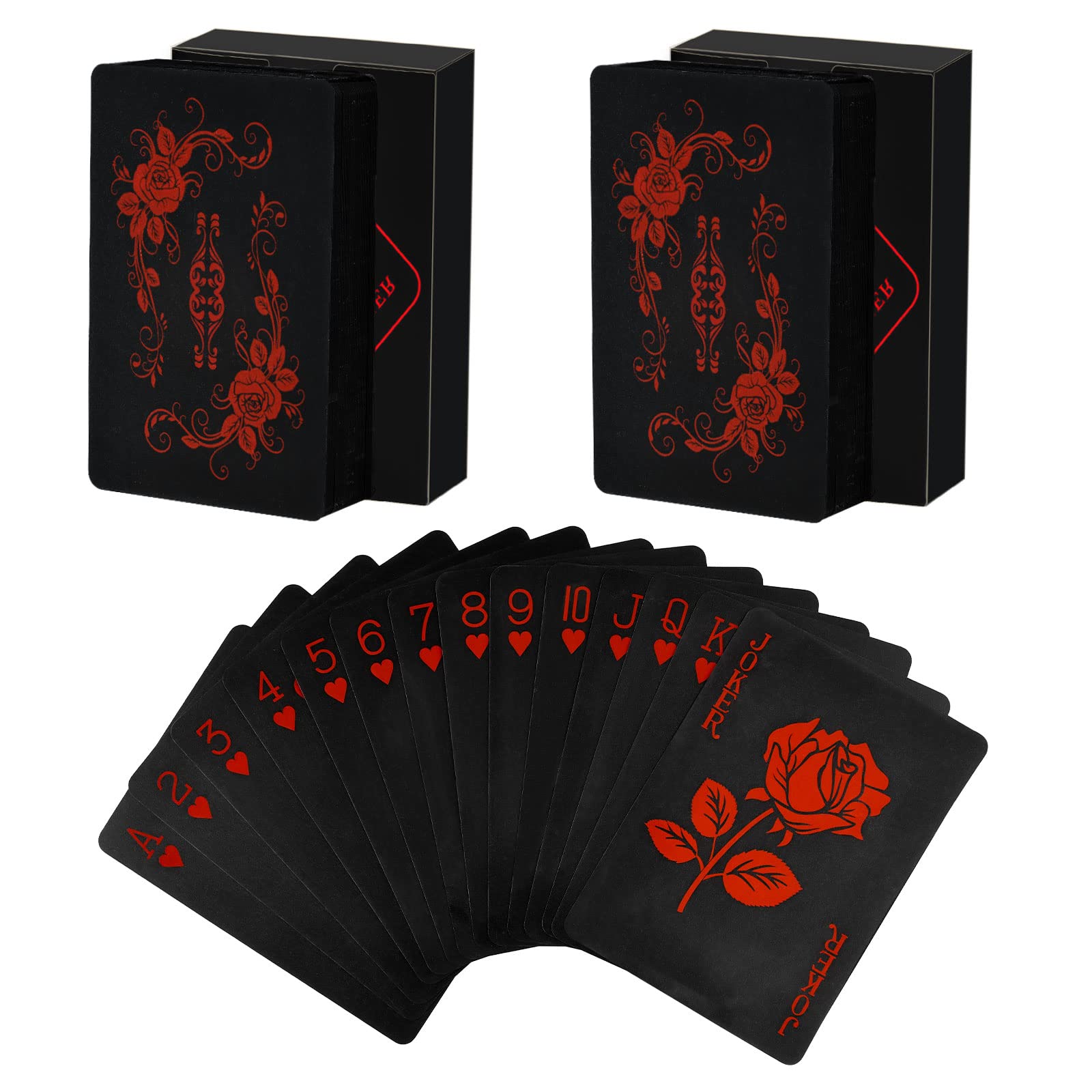 Joyoldelf black rose front view with clear readable numerals