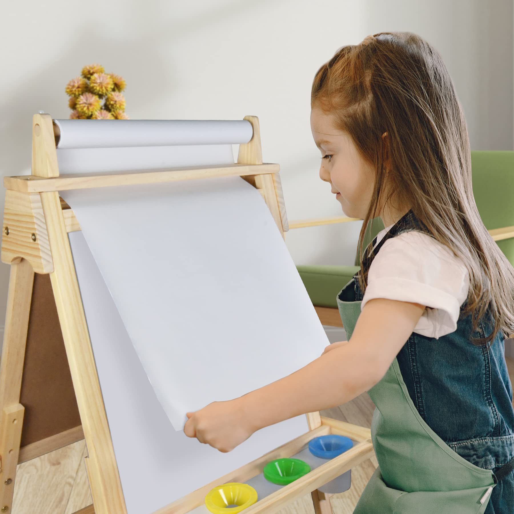 Joyooss easel features colorful magnetic letters for learning.