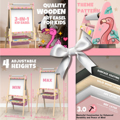 Joyooss paper-roll in use on easel enabling unlimited drawing surfaces.