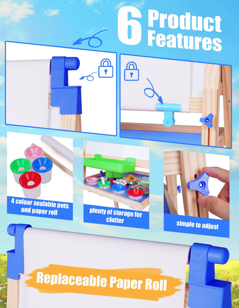 JOYOOSS paper roll accessory enables continuous drawing during playtime