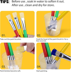 Joyooss durable bristle quality stands up to repeated use by kids
