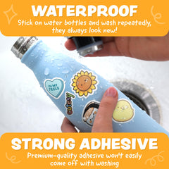 Joyousa animals design water bottle stickers add personality and quick identification.