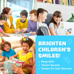 Joyousa non-toxic stickers are kid-safe for classroom and playtime decorating.