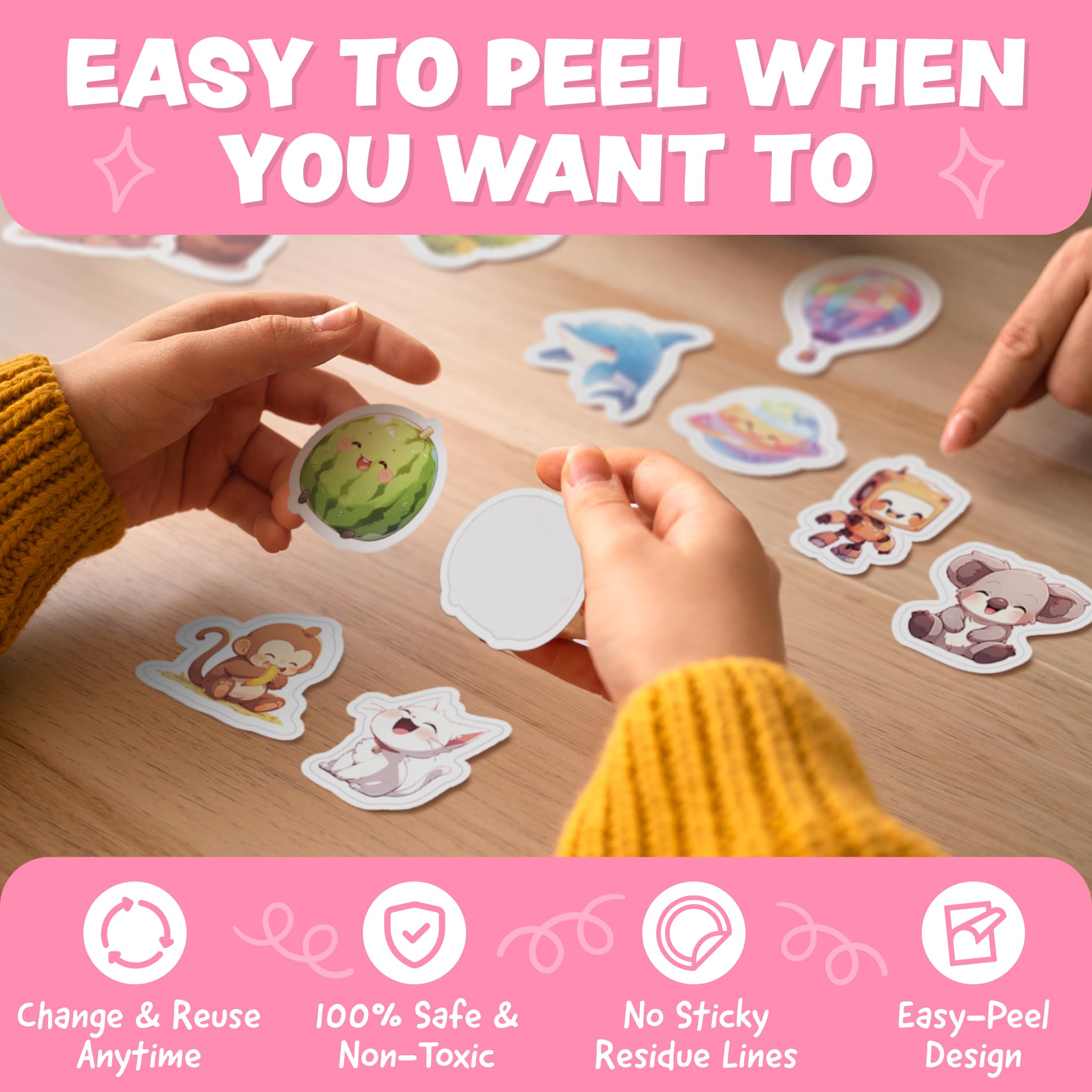 Joyousa non toxic kid safe stickers—parents trust for classroom and party favors