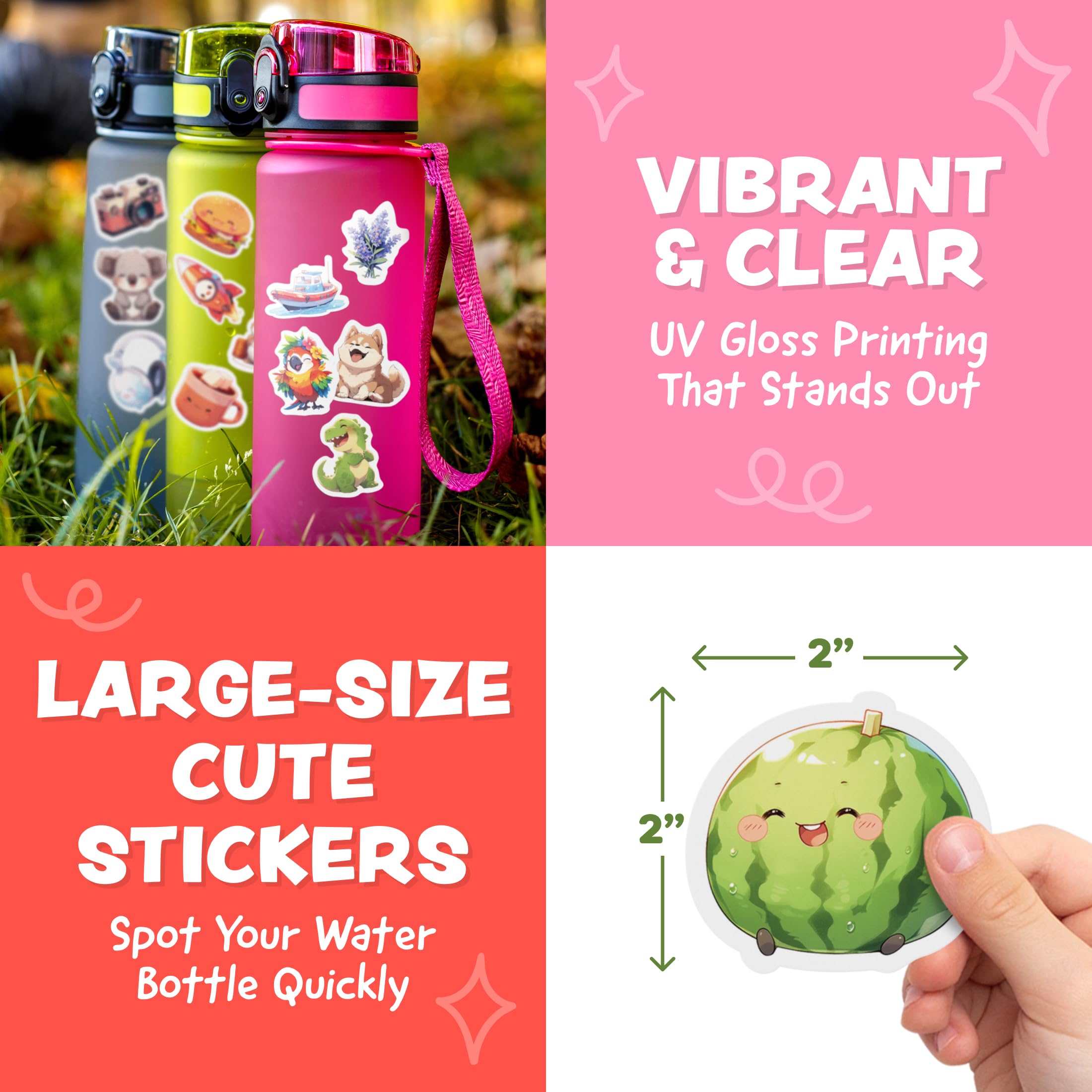 Joyousa reusable vinyl stickers—repositionable for crafts and rewards
