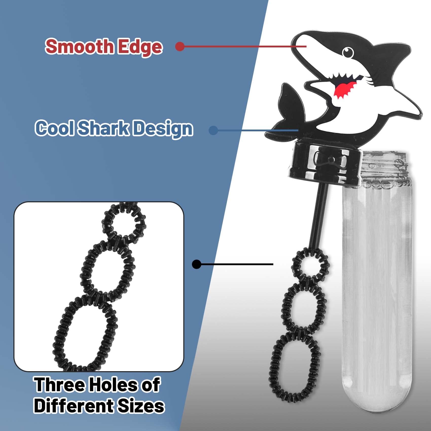 JOYYPOP ABS plastic bubble tube, sturdy and durable for parties.