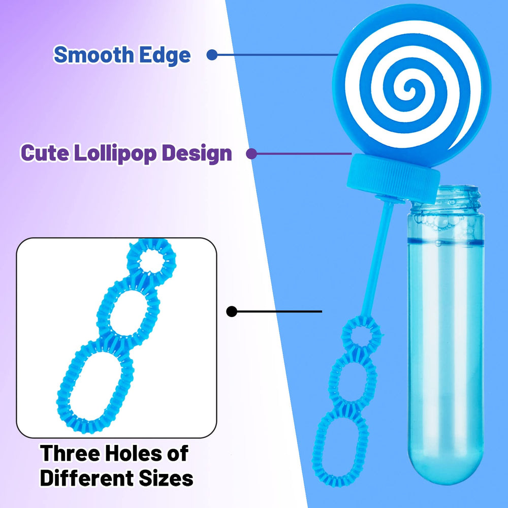 JoyPop green handle bubble wand, compact and sturdy for gifting and games.