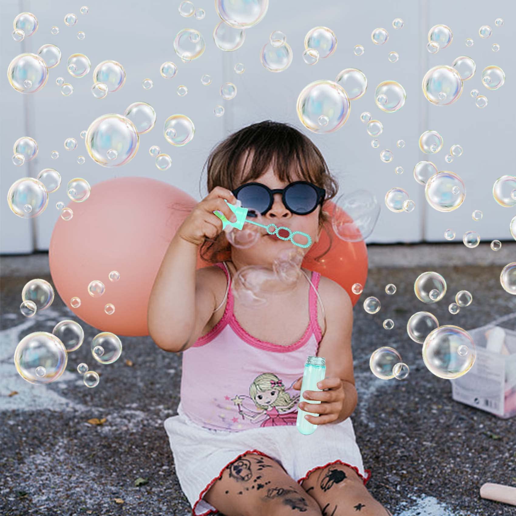 JOYYPOP mermaid party favor bubble wands for kids
