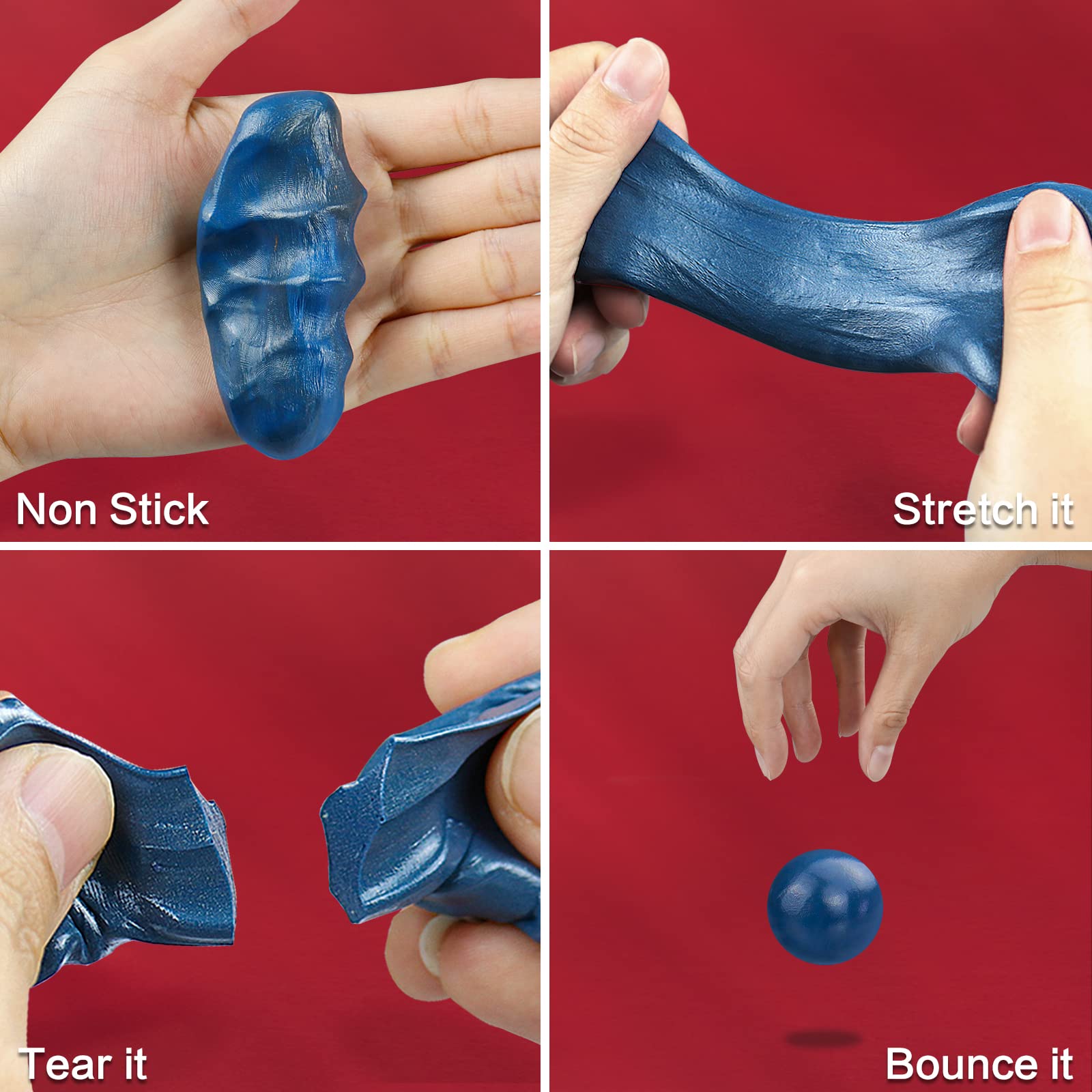 JOYPRO magnetic slime putty blue big-magnet design highlights safety-focused magnet