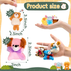 JoyRapt classroom prize plush animals arranged for display
