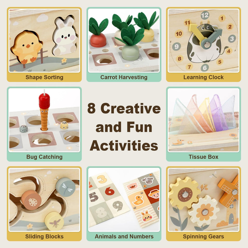 Joyreal animal shape matching close-up develops visual discrimination and problem solving.