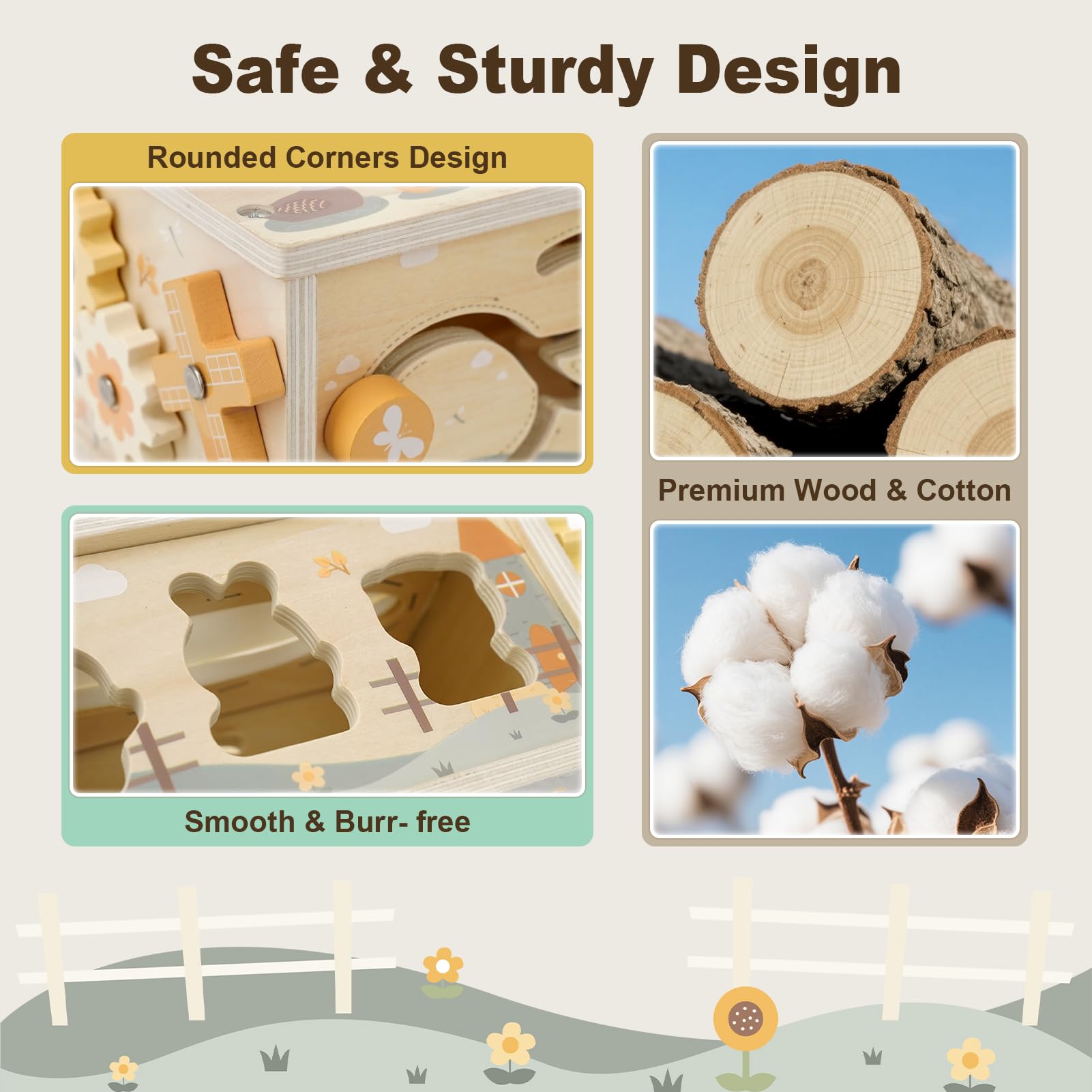 Joyreal learning clock close-up supports early time-telling concepts through hands-on learning.