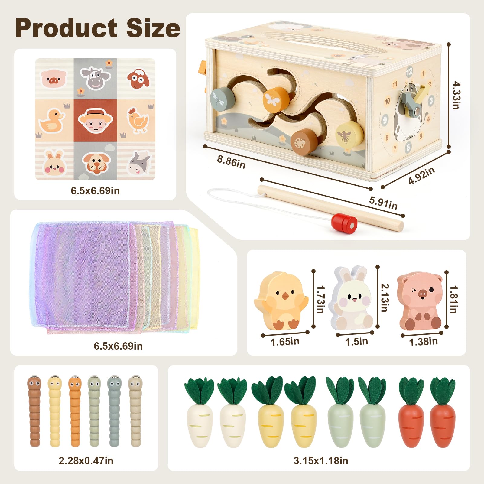 Joyreal tissue box game close-up invites cause-and-effect exploration and shared play.