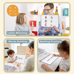 Joyreal double-sided board supports letter arrangement and handwriting practice