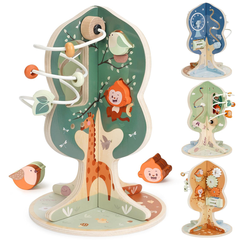 Joyreal gift ready wooden toy perfect for 1-year-olds nursery or playroom.