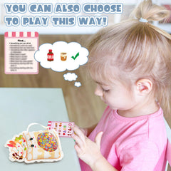 Joyreal Hide and Seek Busy Bag made of soft fabric, easy to clean and durable