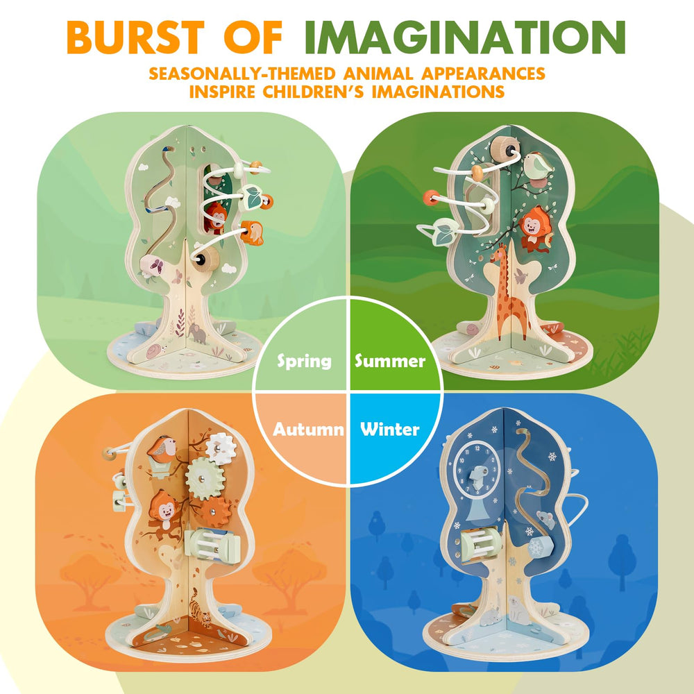 Joyreal tree design winter side supports steady hand control during gentle play.