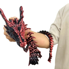 Joyroud dragon made from plant-based PLA with bold texture and detail.