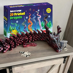 Joyroud dragon with upgraded horns and durable joints for lasting fidget fun.