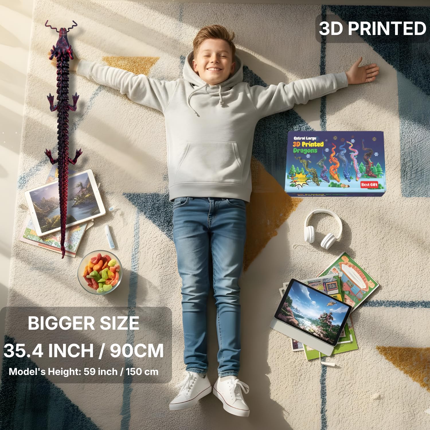 Joyroud dragon doubles as versatile decor and collectible display.