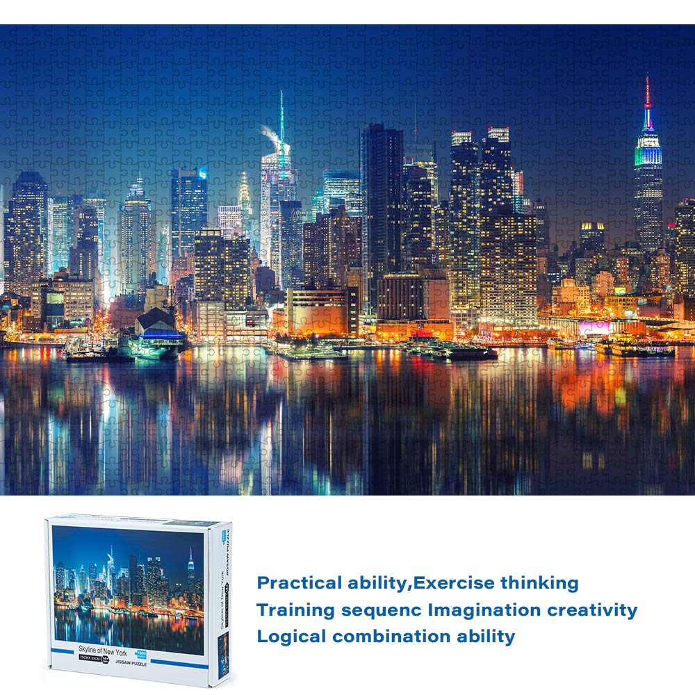 Joyshare NYC skyline puzzle with poster guide included