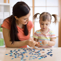 Joyshare family-friendly puzzle assembly for quality time