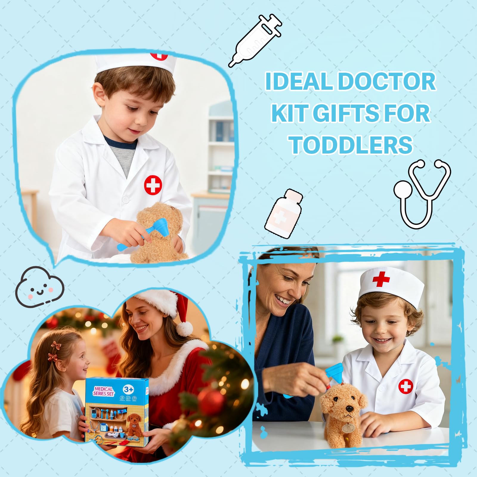 JOYSINTOY carrying bag keeps all pieces organized and portable.
