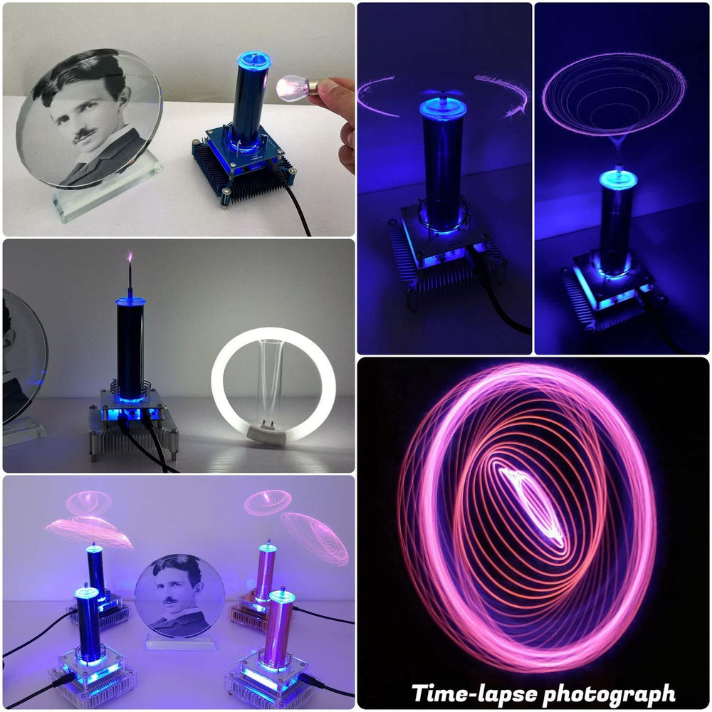Joytech YS03B wireless Tesla arc demo highlighting classroom science visuals