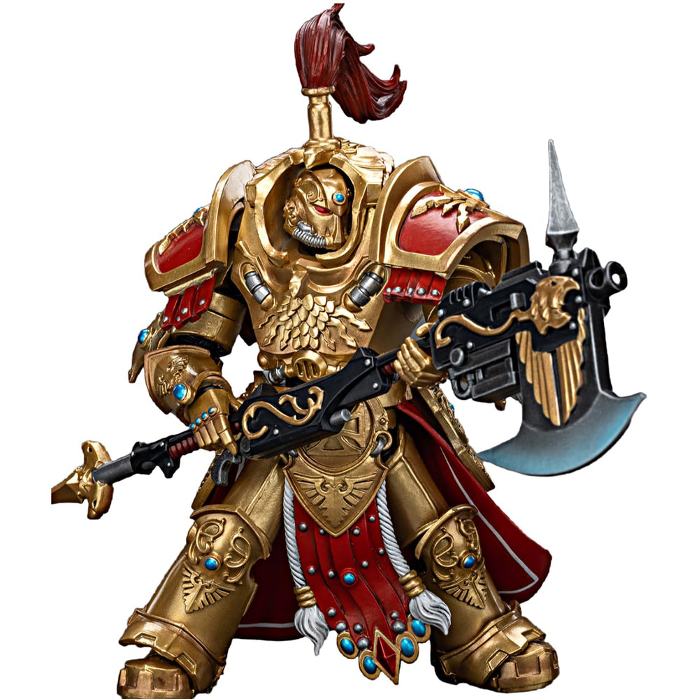 JOYTOY Adeptus Custodes Allarus Custodian figure in 1/18 scale for collectors display