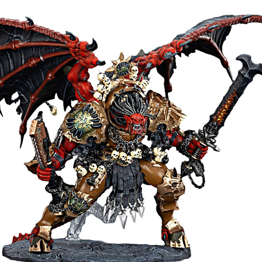 Joytoy Angron figure with 1/18-scale detail for display and collection.