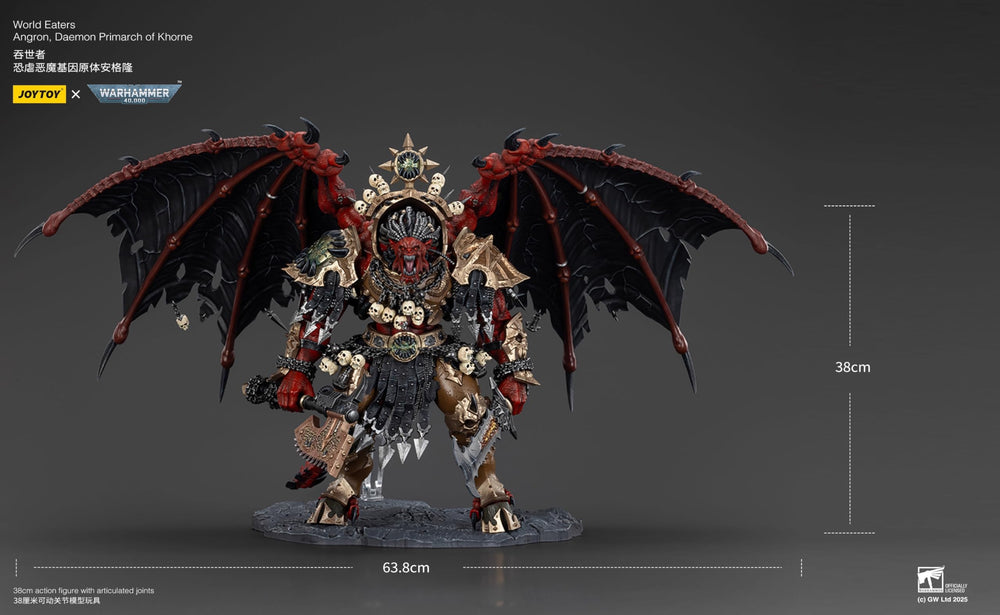 Joytoy Angron figure makes a thoughtful gift for Warhammer fans.