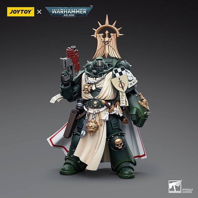 JOYTOY Dark Angels Master showcasing full articulation for posing versatility.