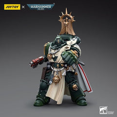 JOYTOY Dark Angels Master features vintage paint and battle-worn detailing.
