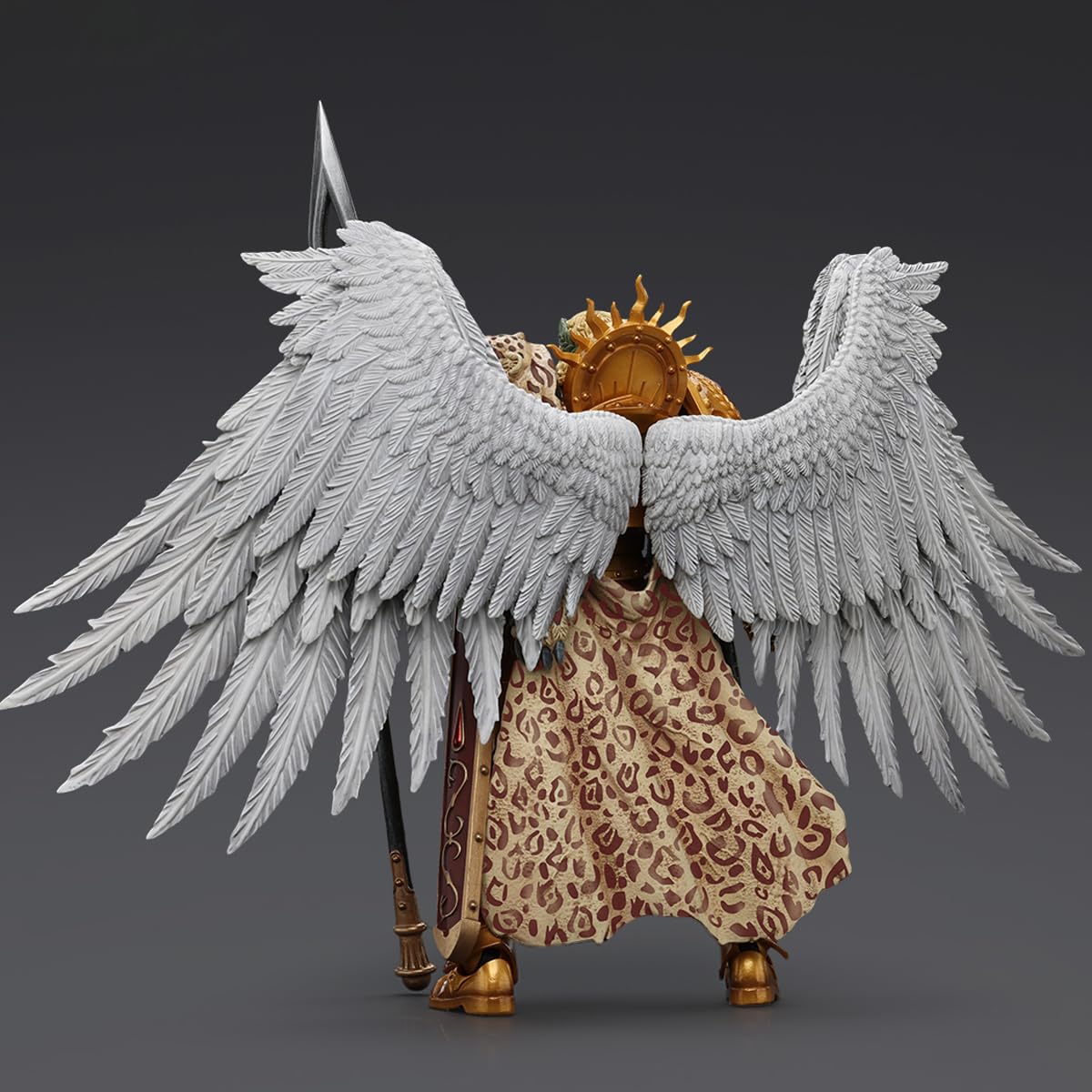 JOYTOY Sanguinius articulation demonstrates full range of movement for poses.