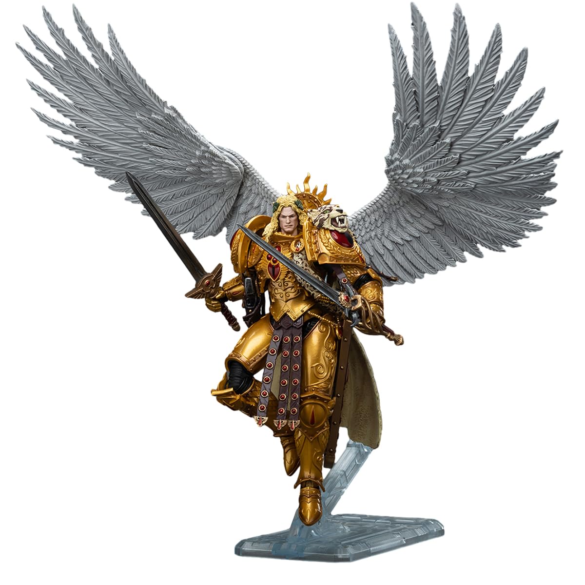 JOYTOY Sanguinius vintage packaging highlights premium unboxing experience.