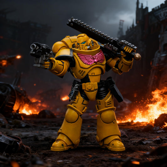 JOYTOY JT6656 Intercessor action figure highlights armor texture for collectors