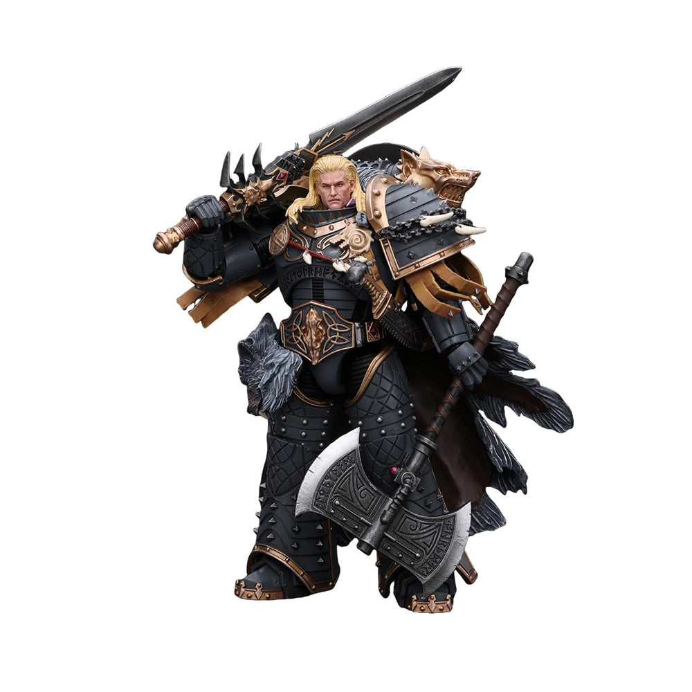 JOYTOY Space Wolves display setup ideal for shelving and dioramas