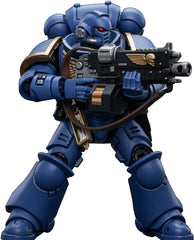 JOYTOY Ultramarines Intercessors articulation-dense image showcases full range of motion