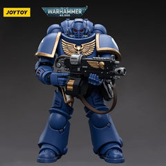 JOYTOY Ultramarines Intercessors diorama-ready scene with dramatic stance