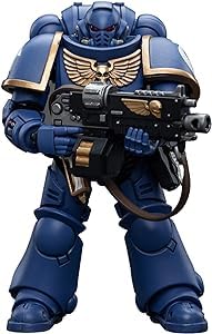 JOYTOY Ultramarines Intercessors pose 01 for display-ready sci-fi dioramas
