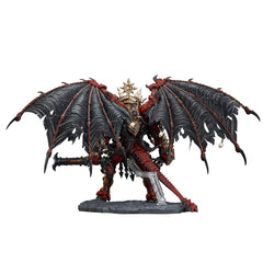 JOYTOY Angron full articulation allows flexible posing.