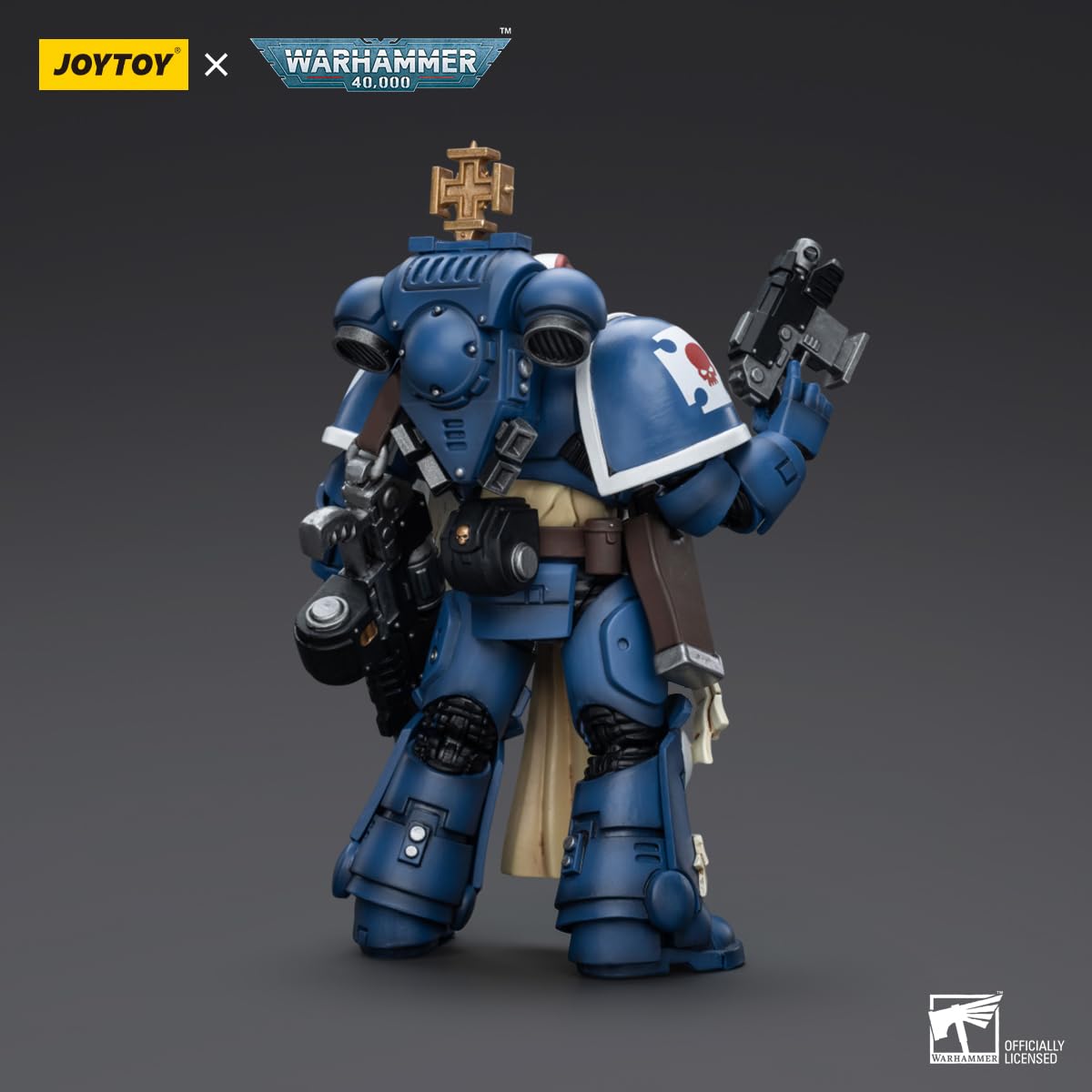 JOYTOY Ultramarines Sternguard Sergeant packaging art enhances gift presentation.