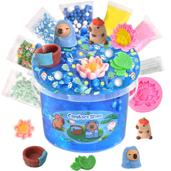 Joytry capybara slime bucket setup for easy storage and ready-to-play creativity
