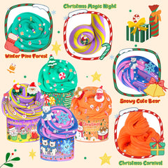 Joytry Christmas add-ins showcase trees, polar bears for festive decor and imaginative play.